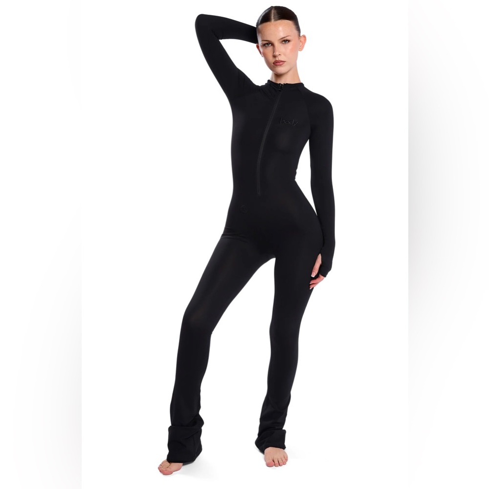 NWT BodybyRavenTracy Flared Jumpsuit